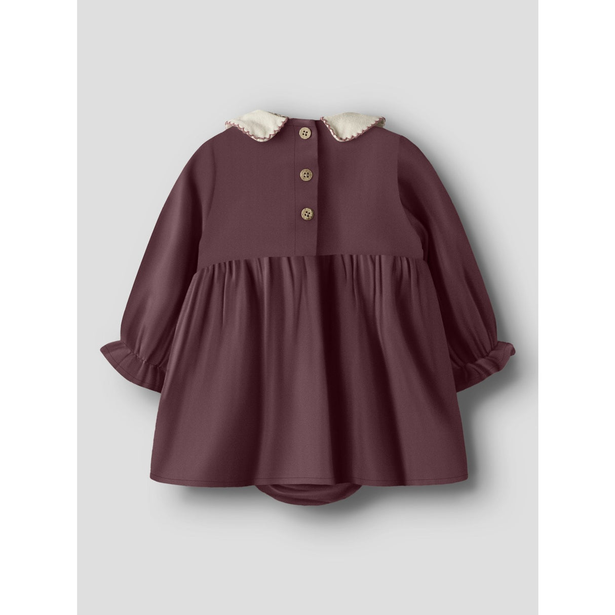 Lil'Atelier Catawba Grape Nbfrebel Ls Body Kjole Solid Lil