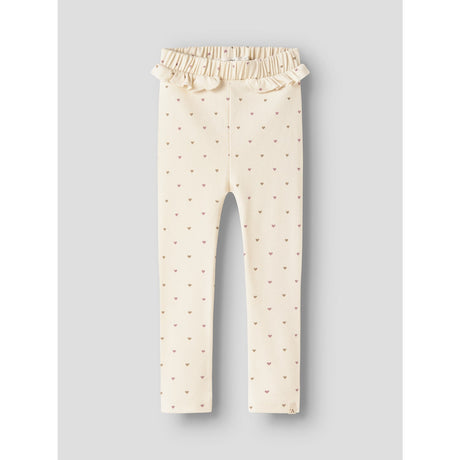 Lil'Atelier Turtledove Heart Nmflalo Tai Slim Leggings Lil