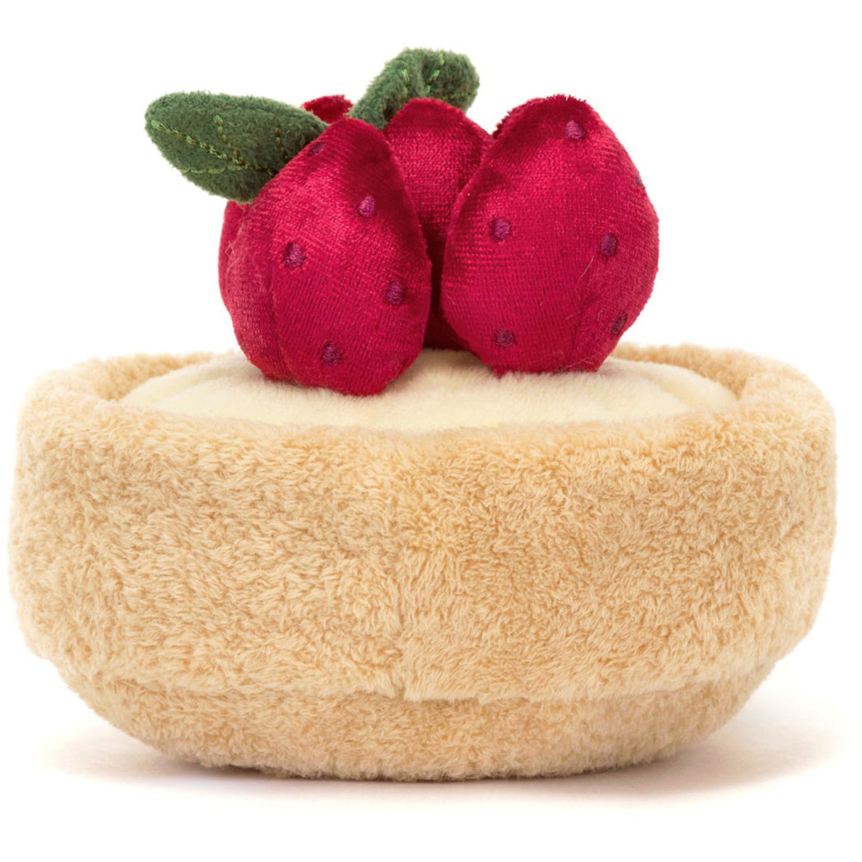 Jellycat Food Bake, Amuseables Fleurette Tarte Aux Fraises 11 Cm