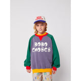 Bobo Choses Multicolor Farge Block Ranglan Collegegenser