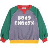Bobo Choses Multicolor Farge Block Ranglan Collegegenser