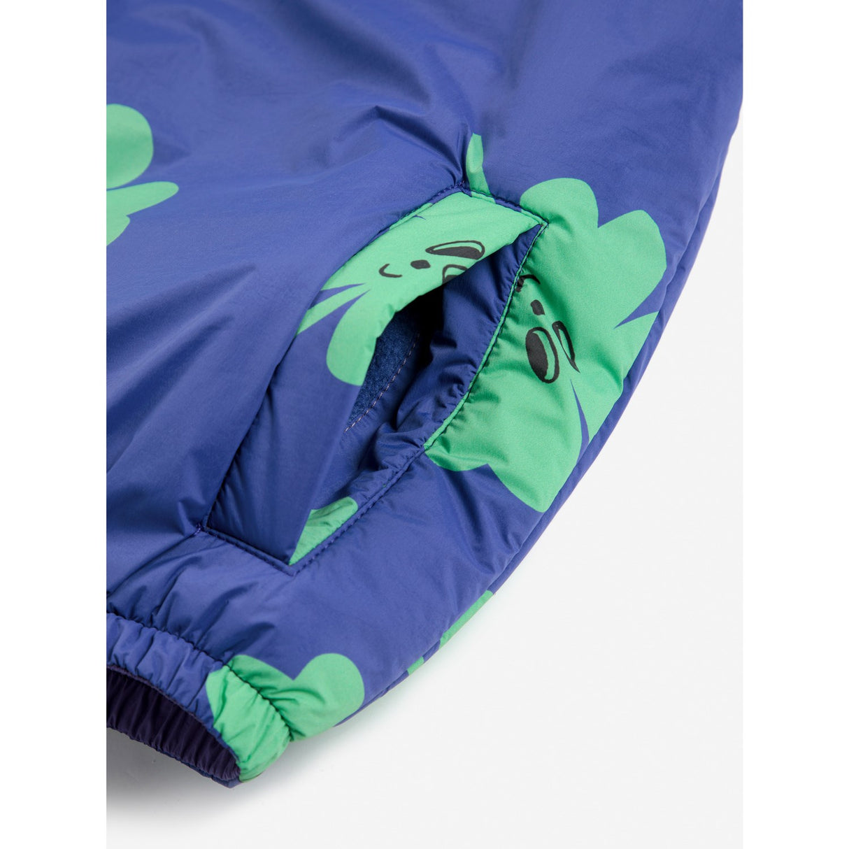 Bobo Choses Purple Lucky Clover All Over Vendbar Anorak