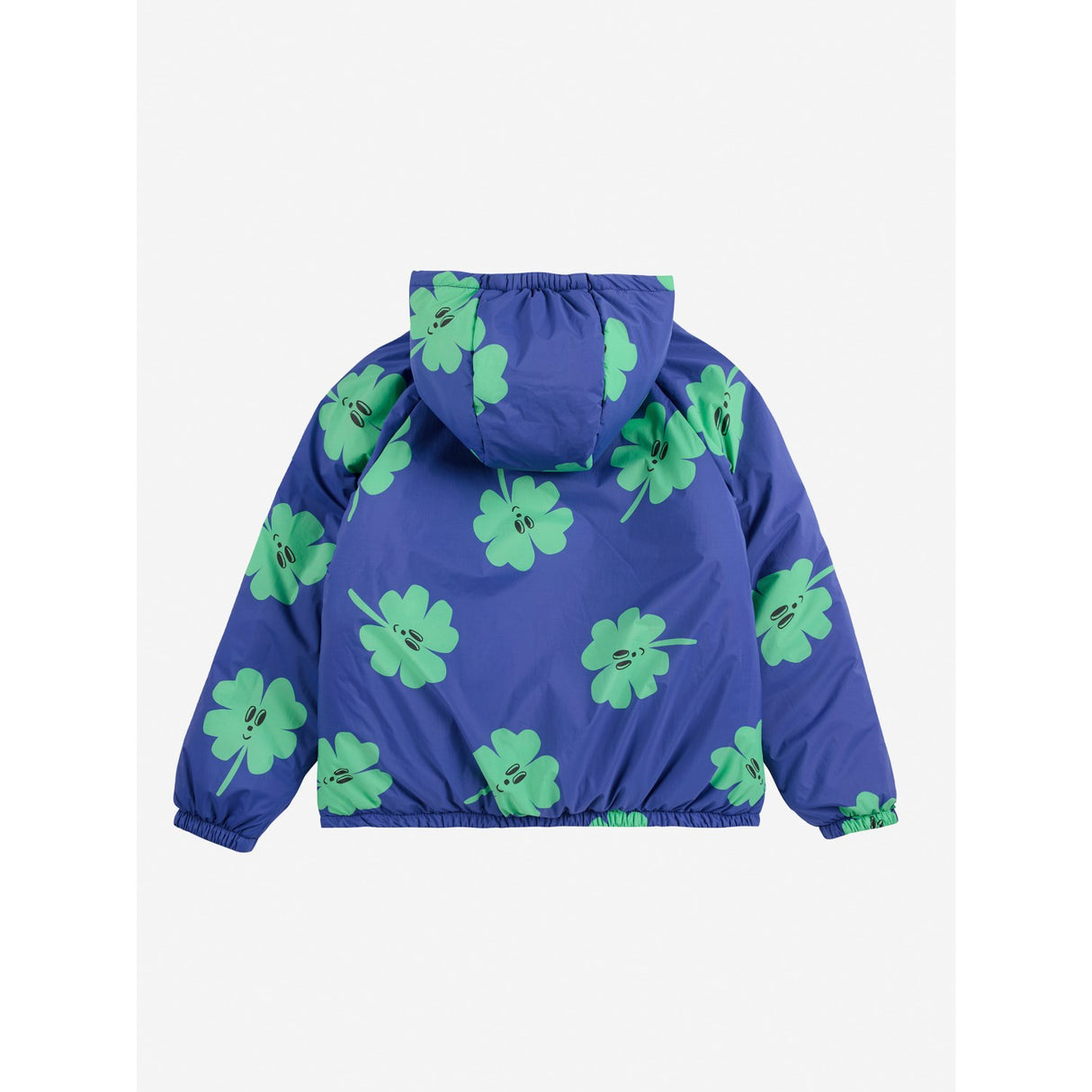 Bobo Choses Purple Lucky Clover All Over Vendbar Anorak