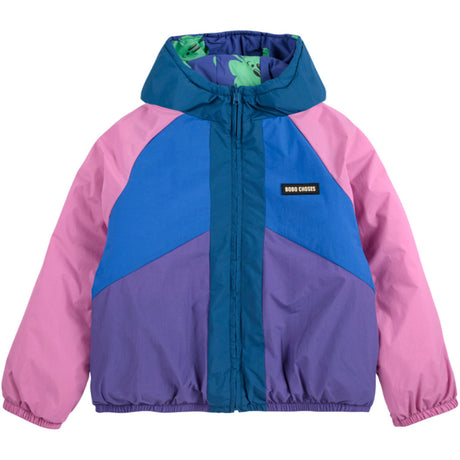 Bobo Choses Purple Lucky Clover All Over Vendbar Anorak
