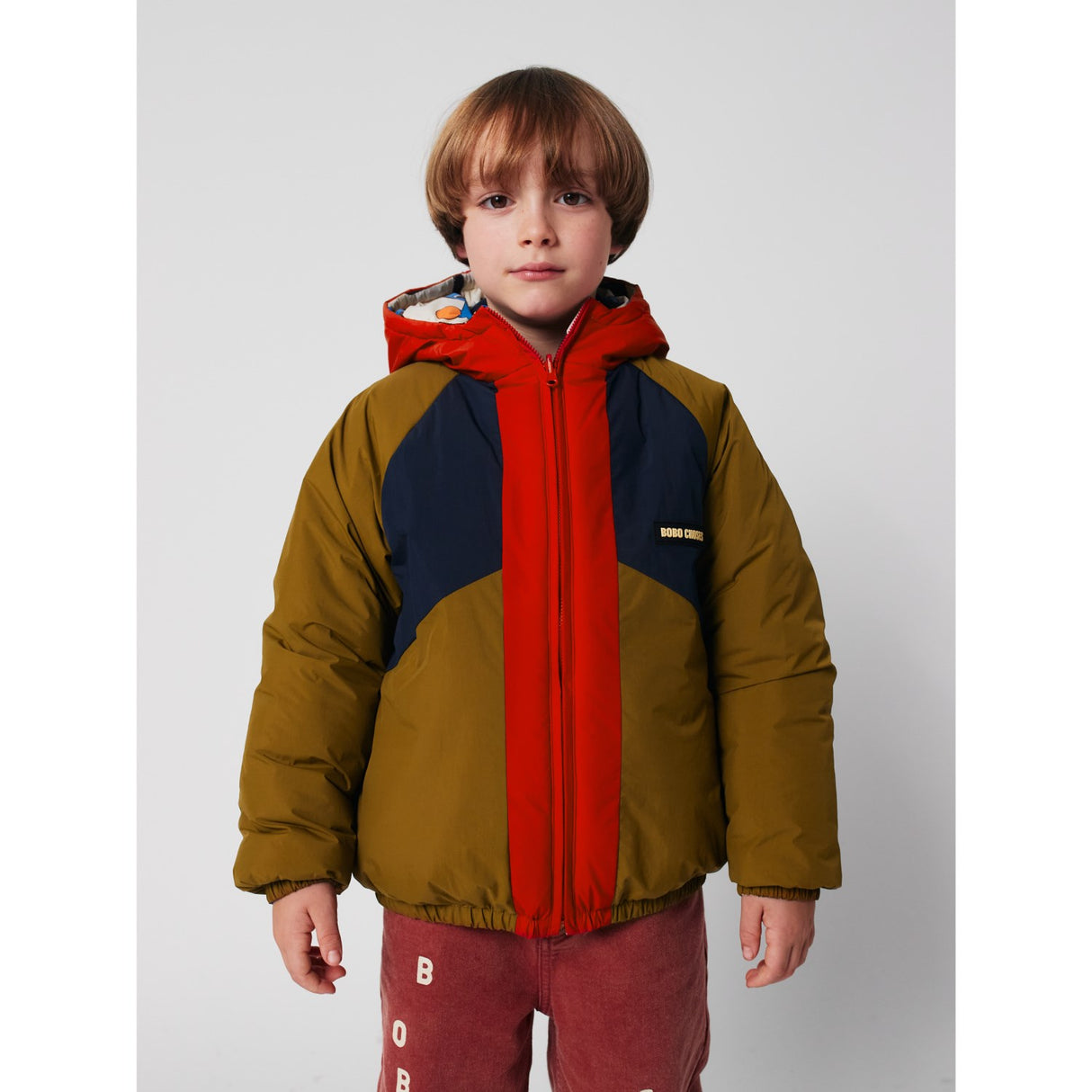 Bobo Choses Offwhite Doggy Mate All Over Reversible Anorak