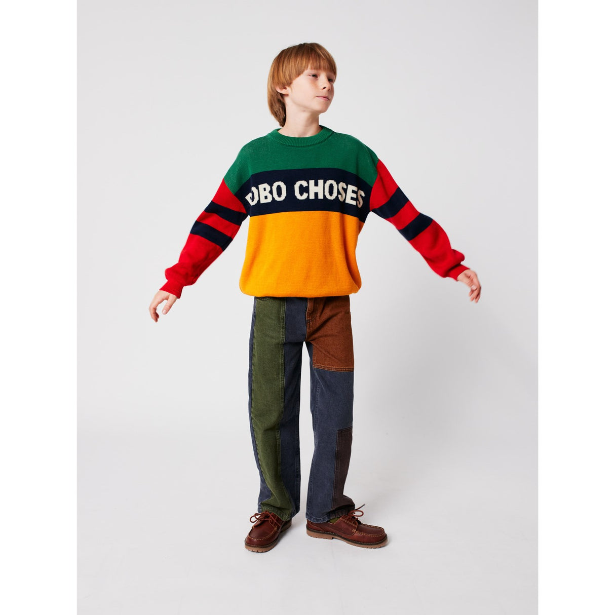 Bobo Choses Multicolor Farge Block Jumper