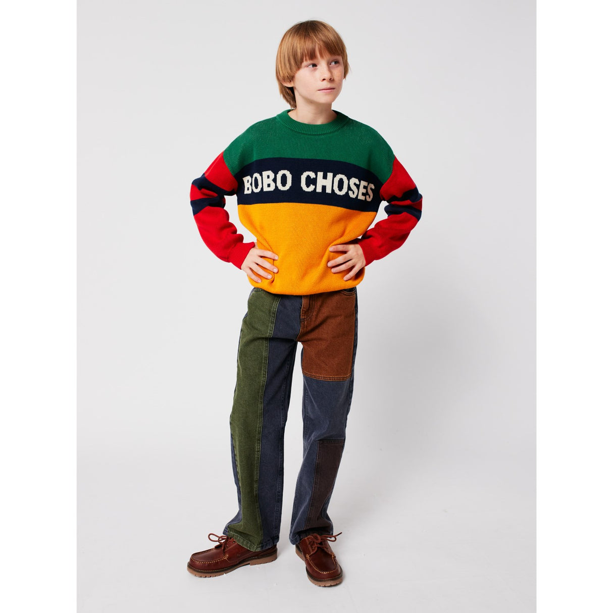 Bobo Choses Multicolor Farge Block Jumper