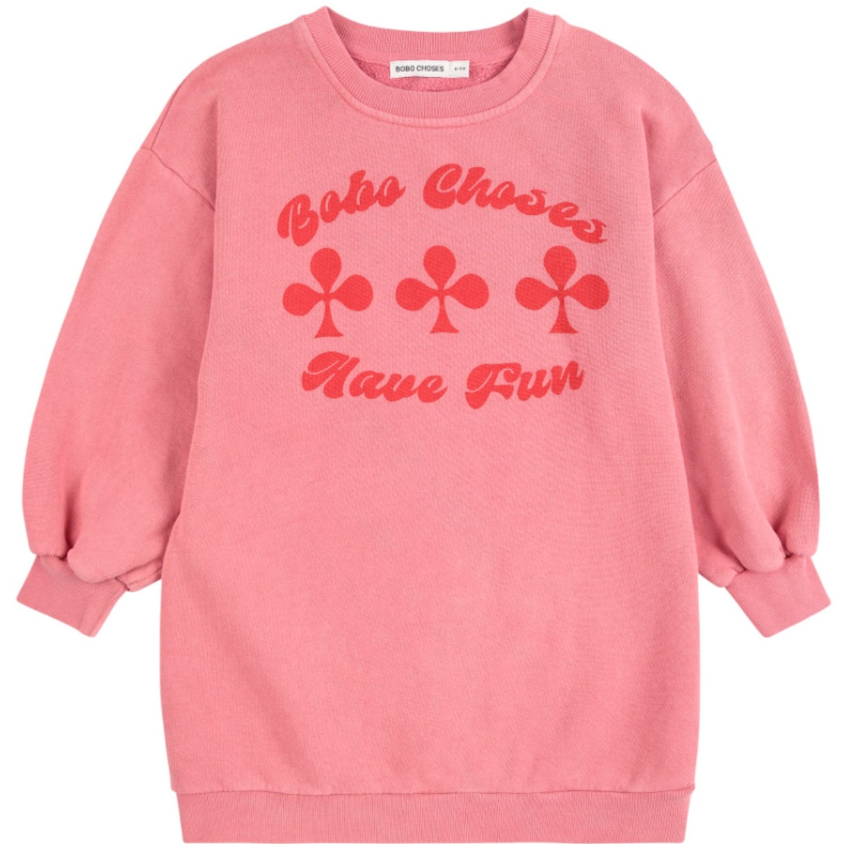 Bobo Choses Pink Have Fun Collegegenser Kjole