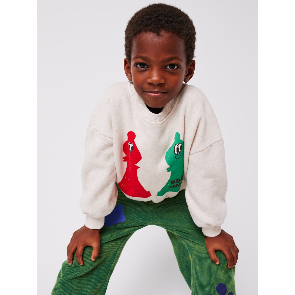 Bobo Choses Offwhite Checkmate Collegegenser