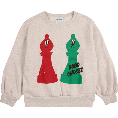 Bobo Choses Offwhite Checkmate Collegegenser