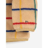 Bobo Choses Offwhite Stripe Farge Sheepskin Jakke