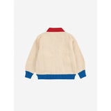 Bobo Choses Offwhite Bobo Choo Choo Farge Block Cardigan