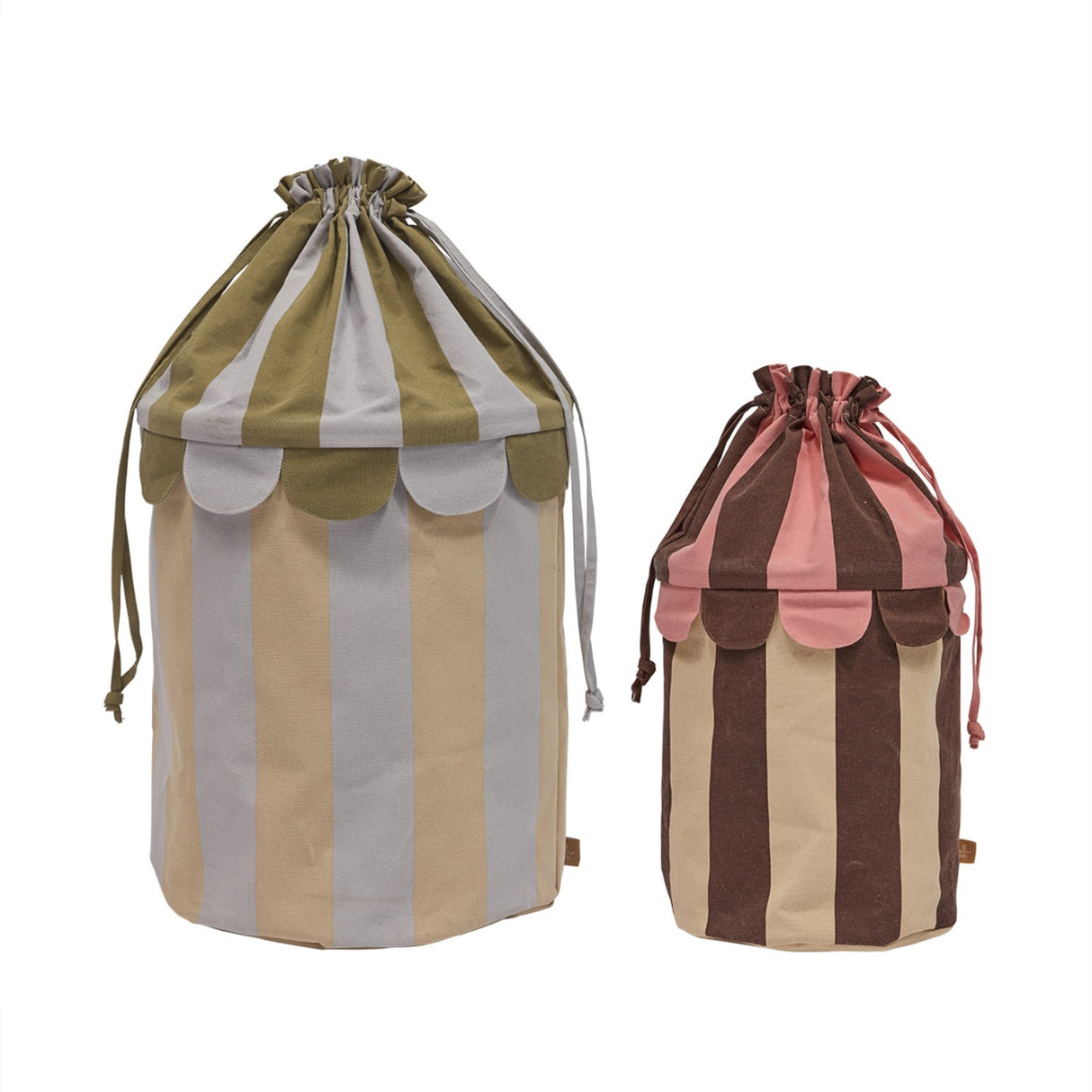 OYOY Rose/Purple Saga Basket Sett Of 2