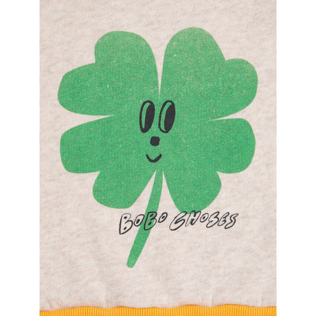 Bobo Choses Light Heather Grey Lucky Clover Collegegenser