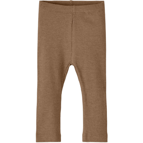 Name It Toasted Coconut Melange Nbnkab Leggings Noos