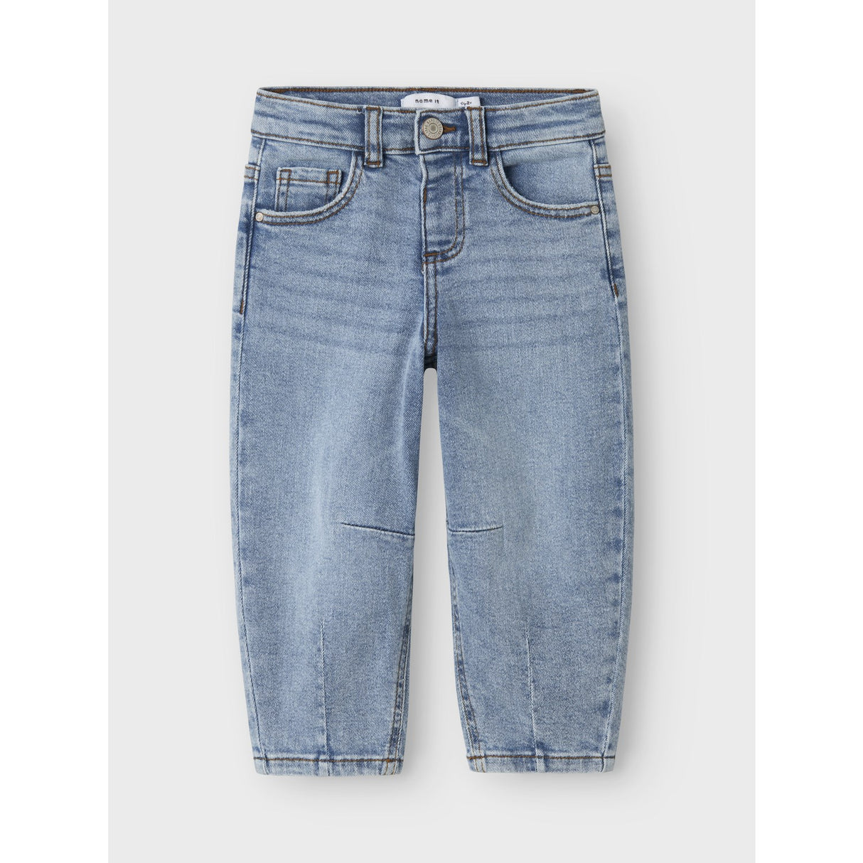 Name It Medium Blue Denim Nmfbella Balloon Jeans 2441-Sm Noos