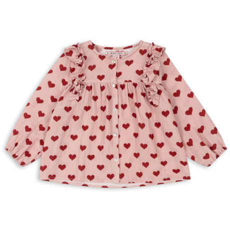 Konges Sløjd Amour Mellow Coco Frill Skjorte GOTS