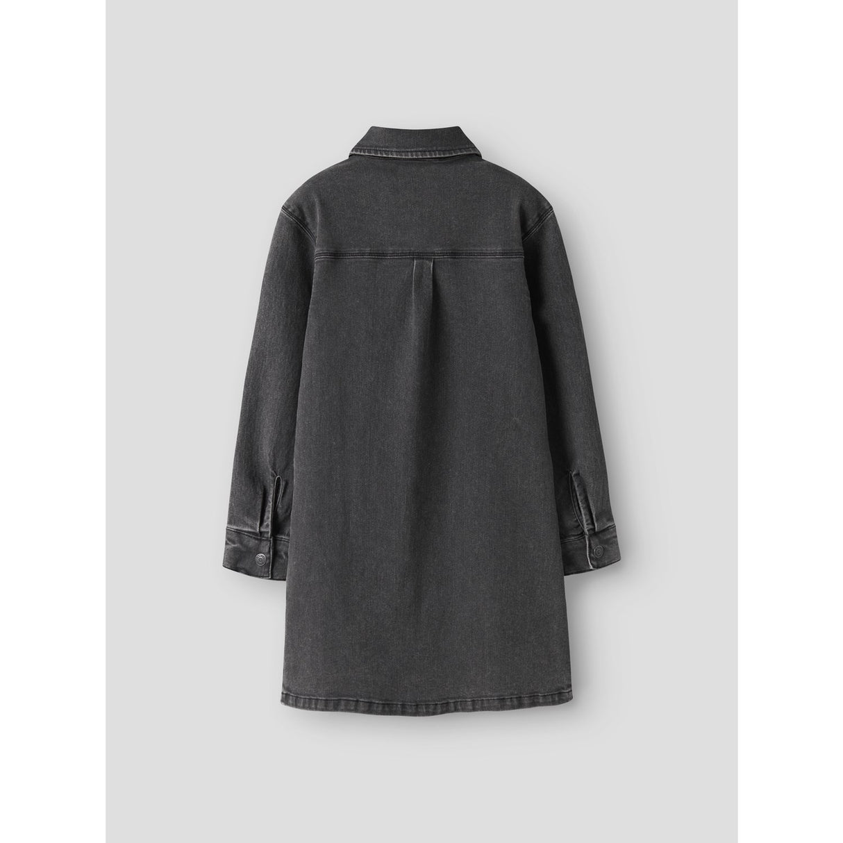 Name It Medium Grey Denim Nkfjeannie Ls Dnm Kjole 2133-Ft B