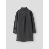 Name It Medium Grey Denim Nkfjeannie Ls Dnm Kjole 2133-Ft B