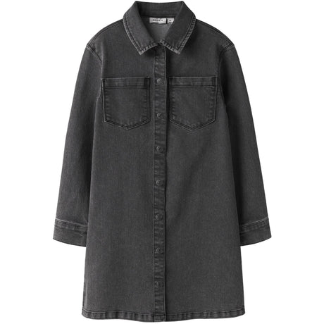 Name It Medium Grey Denim Nkfjeannie Ls Dnm Kjole 2133-Ft B