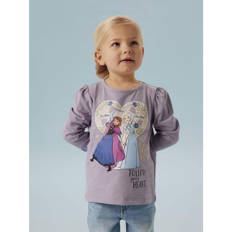 Name It Lavender Gray Nmfdora Frozen Ls Topp Box Wdi