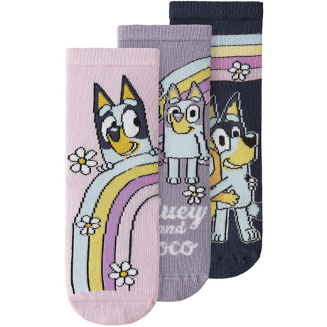 Name It Pirouette Nmfjensia Bluey 3P Strømper Sky