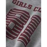 Name It Grey Melange Nkftaya Ls Rlx Kort Sweat Bru Box