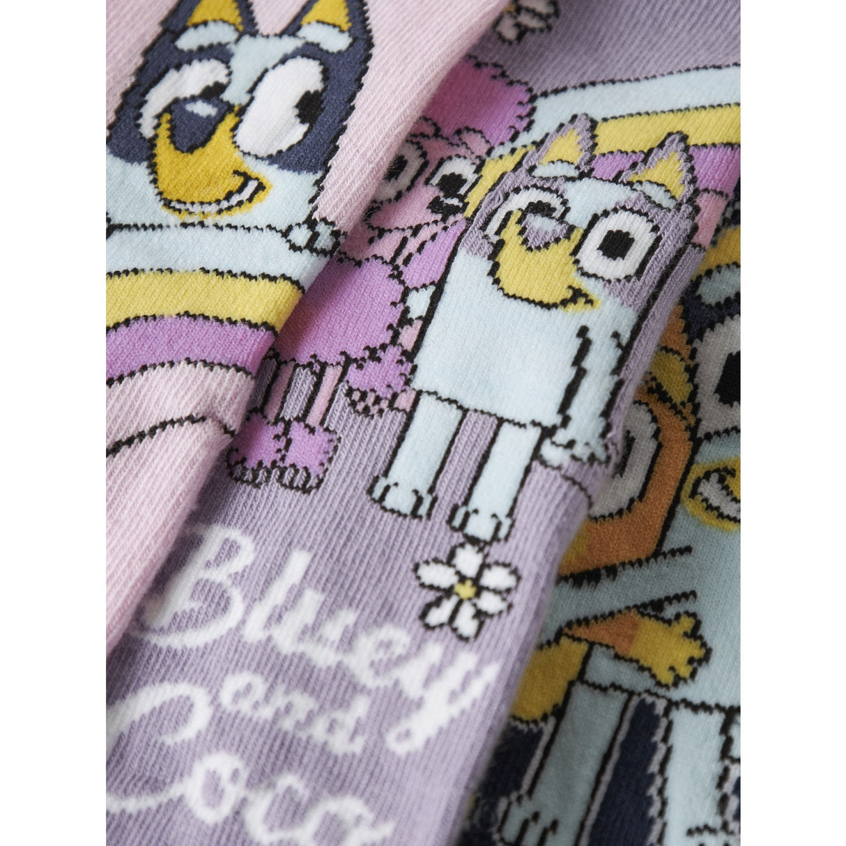 Name It Pirouette Nmfjensia Bluey 3P Strømper Sky