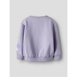 Name It Lavender Gray Nmfjara Paw Nreg Sweat Bru Noos Cplg