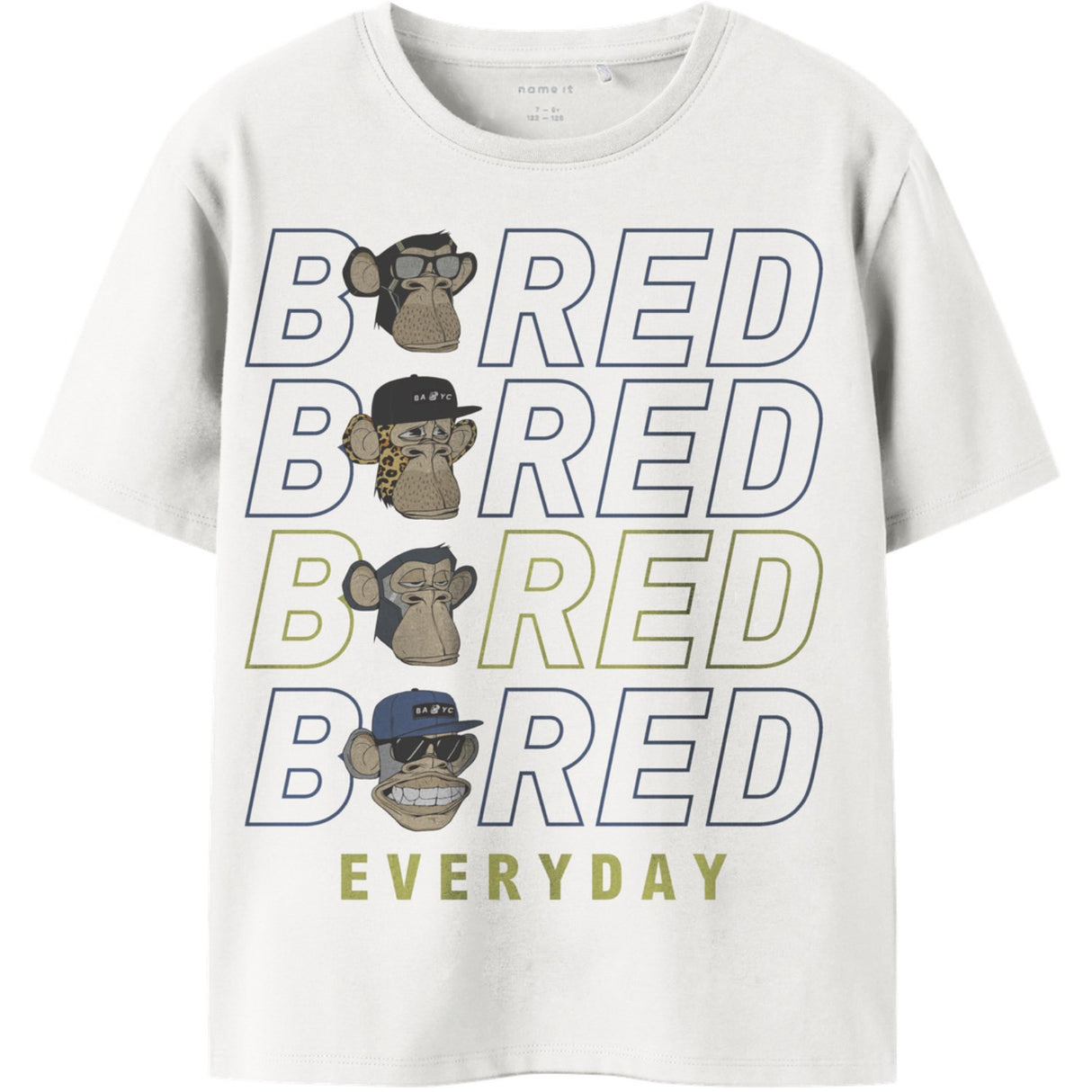 Name It Cloud Dancer Nkmdrey Bod Ss Nreg Topp Box Sky