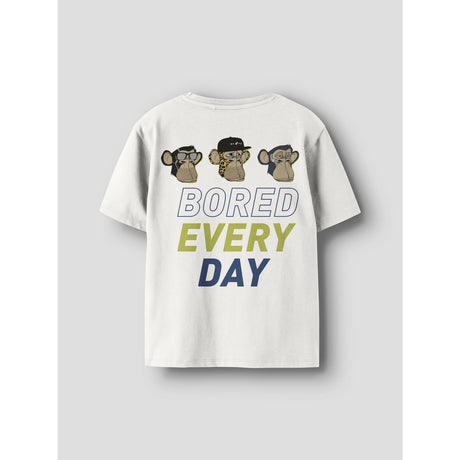 Name It Cloud Dancer Nkmdrey Bod Ss Nreg Topp Box Sky