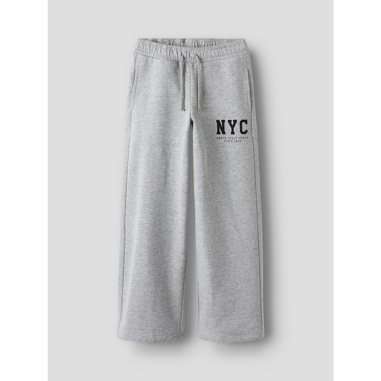 Name It Grey Melange Nkfbelisso Wide Sweat Bukser Unb