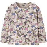 Name It Peyote Melange Nmfdarsy Peppa Ls Nreg Topp Cplg