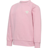 Hummel Pink Nectar Mini Reg Pintuck Collegegenser