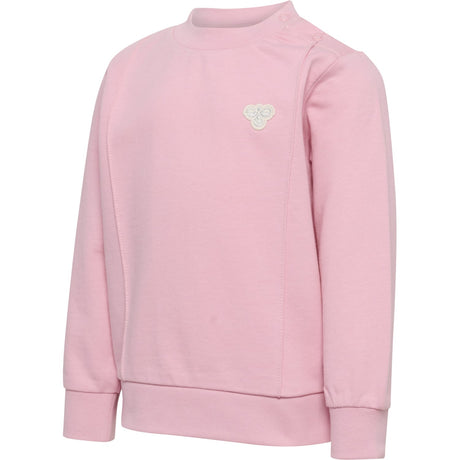 Hummel Pink Nectar Mini Reg Pintuck Collegegenser