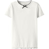 Name It Cloud Dancer Nkffiona Ss Slim Topp Pb