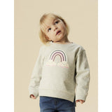 Name It Light Grey Melange Nmfbissine Ls Nreg Swe Unb Box Pb