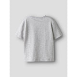 Name It Light Grey Melange Nmfbelina Ss Nreg Topp Pb