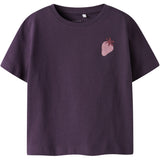 Name It Blackberry Wine Nmfbelina Ss Nreg Topp Pb