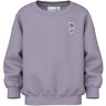 Name It Lavender Gray Tulip Nmfvallene Ls Rlx Sweat Bru