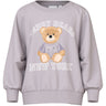 Name It Lilac Marble Teddy Bear Nmfvenus Ls Nreg Sweat Unb