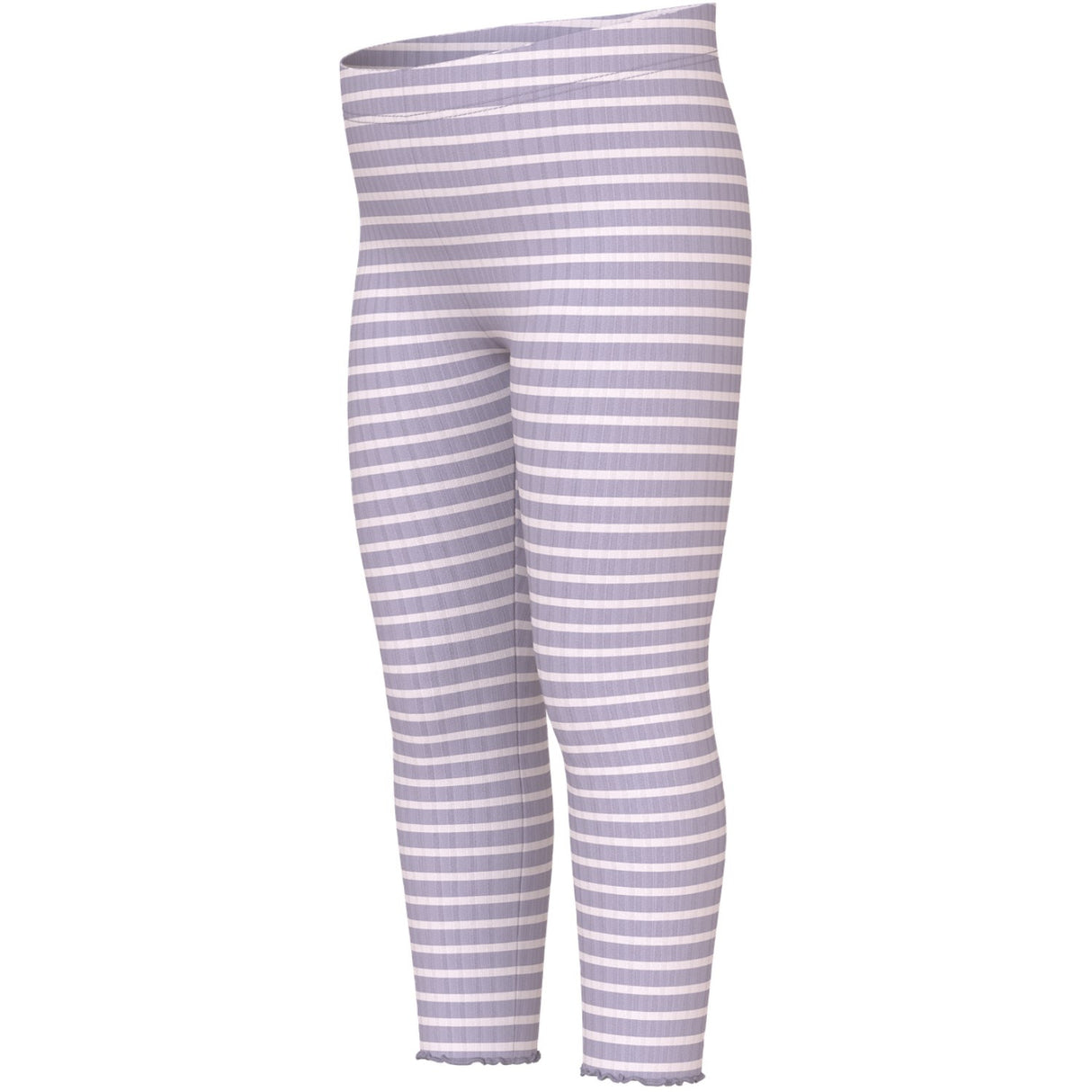 Name It Lavender Gray Lilac Marble Stripe Nmfvemma Leggings