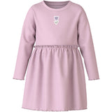 Name It Dawn Pink Tulip Nmfvemma Ls Kjole