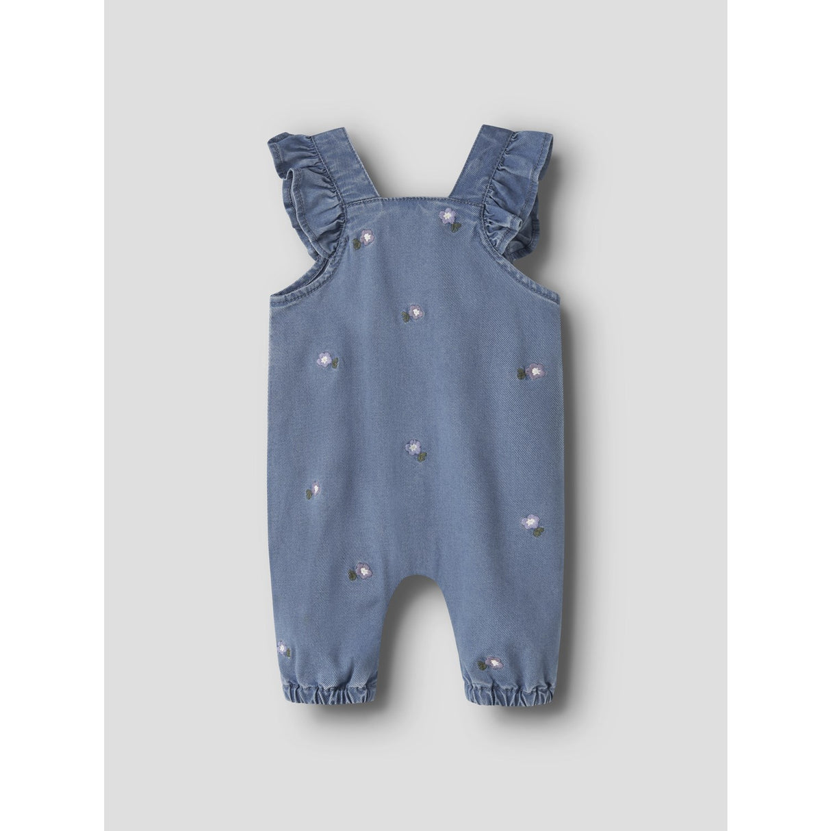 Name It Denim Blue Flower Emb Nbfsage Dnm Overall 3606-Yb