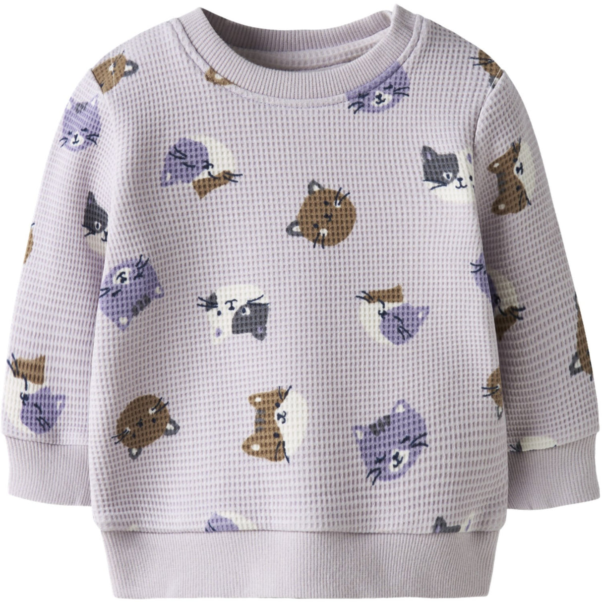 Name It Lilac Marble Nbftammie Ls O-Neck