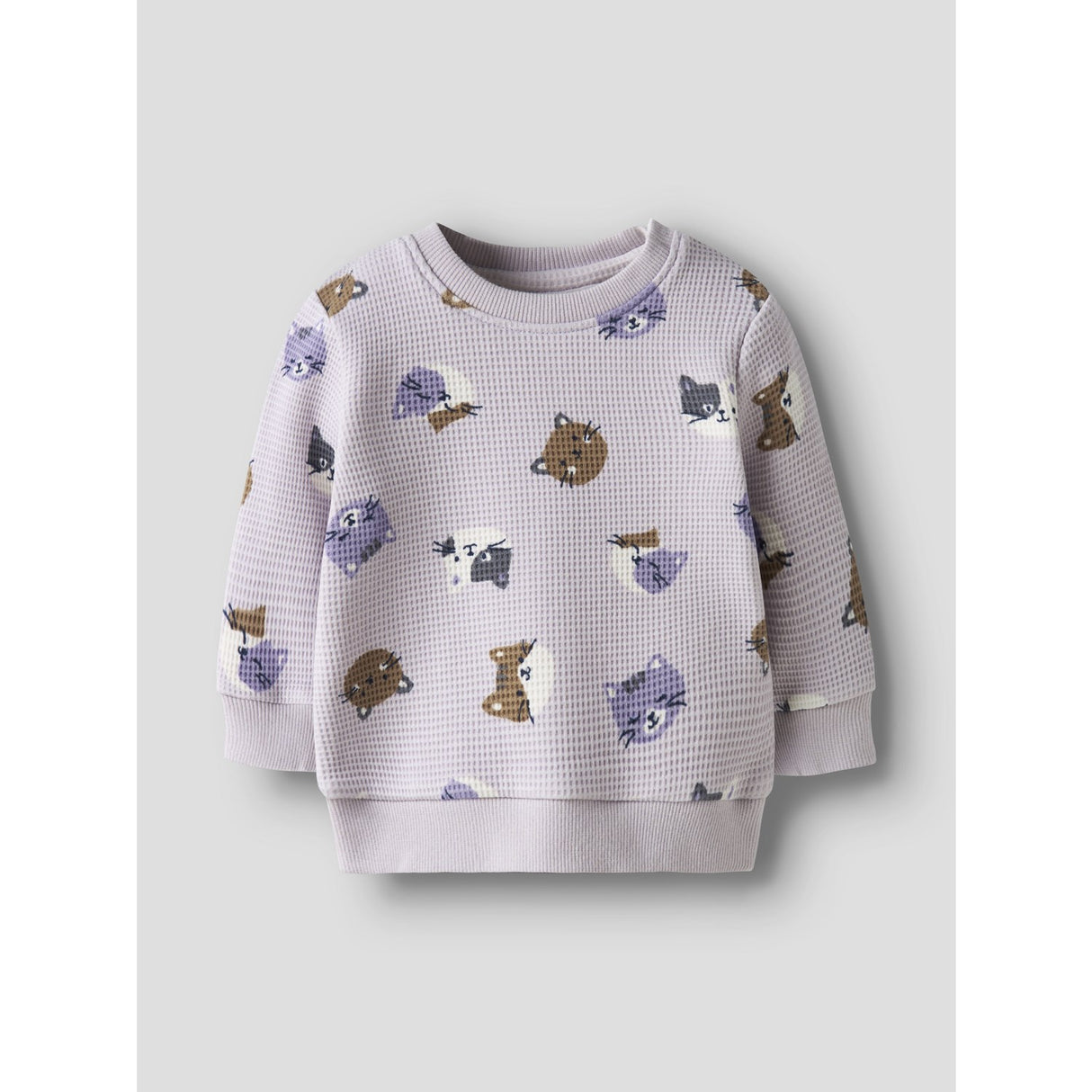 Name It Lilac Marble Nbftammie Ls O-Neck