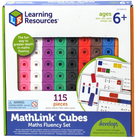 Learning Resources® MathLink® Cubes Maths Fluency Sett