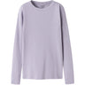 Name It Lavender Gray Nkfnakal Ls Topp Noos