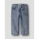 Name It Medium Blue Denim Nmfrose Straight Laser Jeans 2583-Gy B