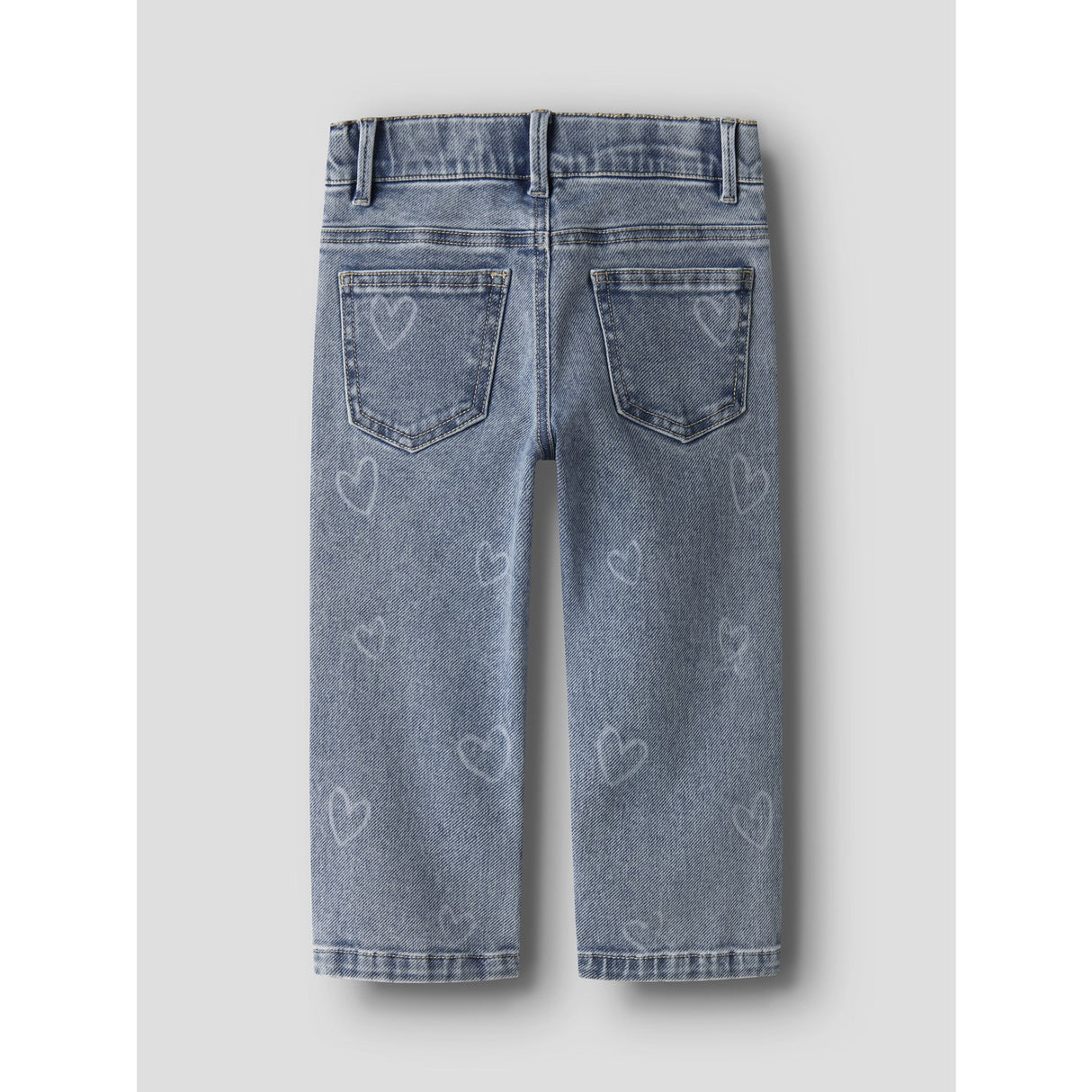 Name It Medium Blue Denim Nmfrose Straight Laser Jeans 2583-Gy B